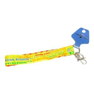 Universal Studios Script Globe Ribbon Keychain